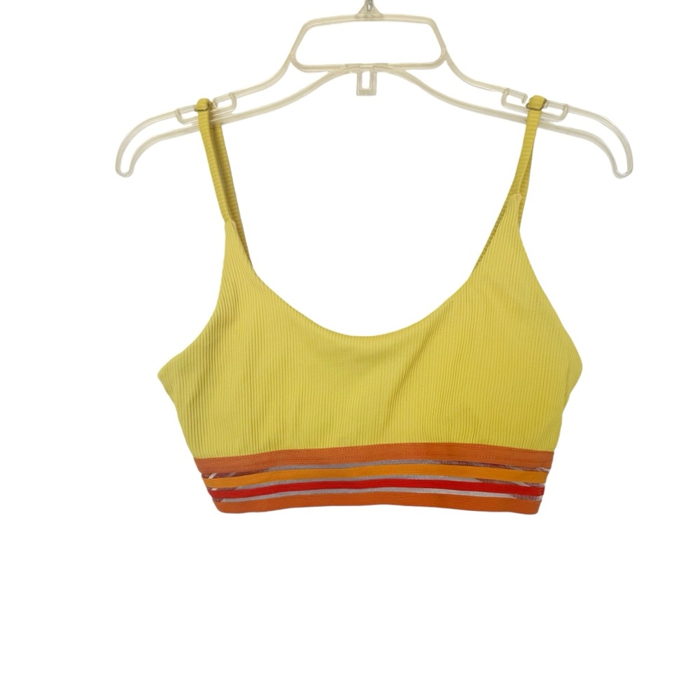 Beach Riot Anna Bikini Top Yellow